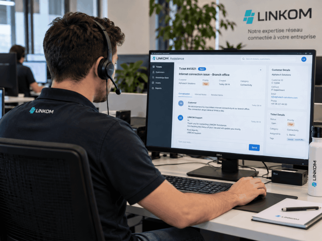 Assistance téléphonie internet LINKOM Assistance téléphonie internet LINKOM